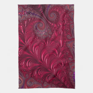 Fractal Heart Tea Towel