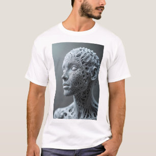 Fractal Human Phenotype Futuristic Man t-shirt