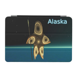 Fractal Inuit Hunter - Alaska iPad Mini Cover