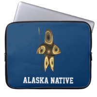 Fractal Inuit Hunter - Alaska Native