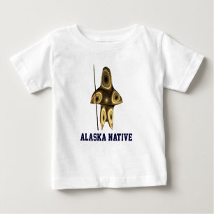 Fractal Inuit Hunter Baby T-Shirt