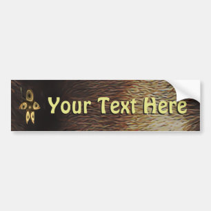 Fractal Inuit Hunter Bumper Sticker