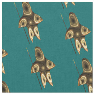 Fractal Inuit Hunter Fabric