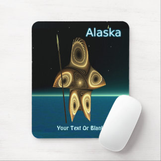 Fractal Inuit Hunter Mouse Pad