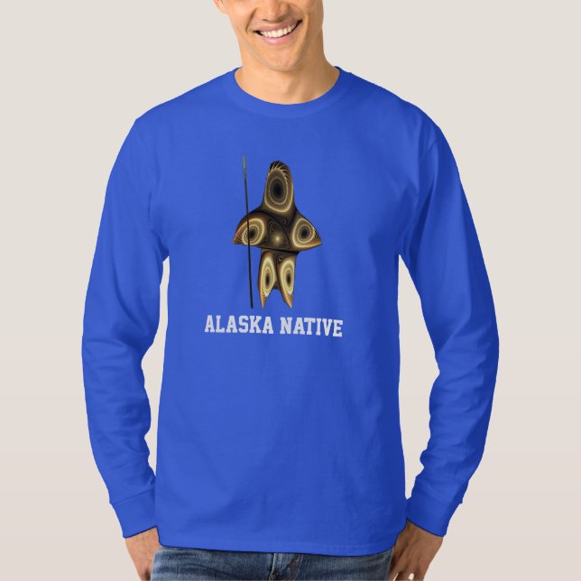 Fractal Inuit Hunter T-Shirt (Front)