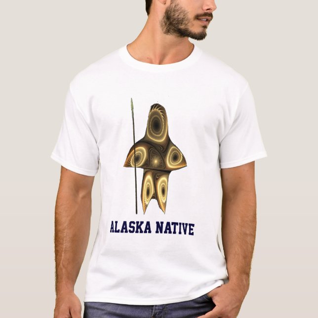 Fractal Inuit Hunter T-Shirt (Front)