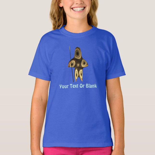 Fractal Inuit Hunter T-Shirt (Front)