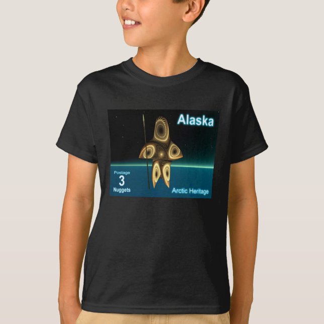 Fractal Inuit Hunter T-Shirt (Front)