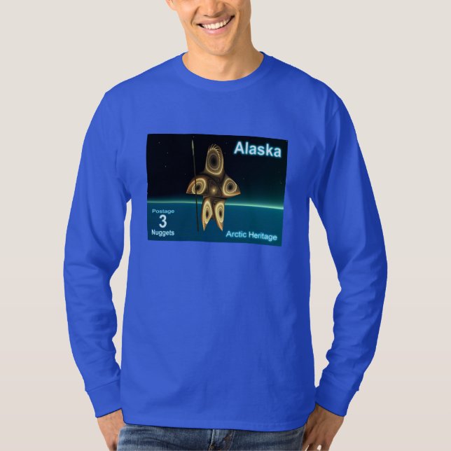 Fractal Inuit Hunter T-Shirt (Front)