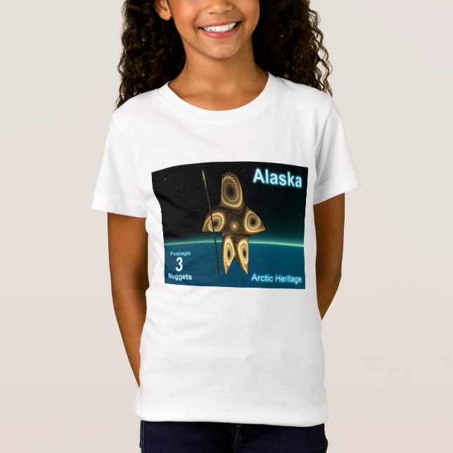 Fractal Inuit Hunter T-Shirt (Front)
