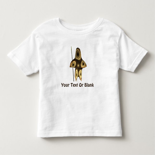 Fractal Inuit Hunter Toddler T-Shirt (Front)