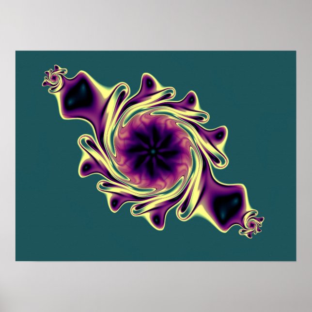 Fractal Jewel Trinket Poster (Front)