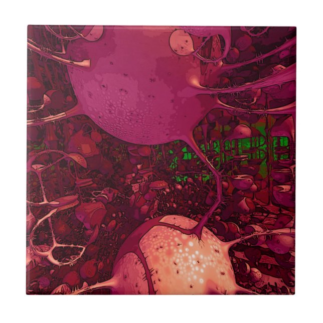 Fractal jungle tile (Front)