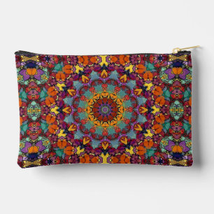 Fractal Kaleidoscope Mandala Art Design-44444 Accessory Pouch