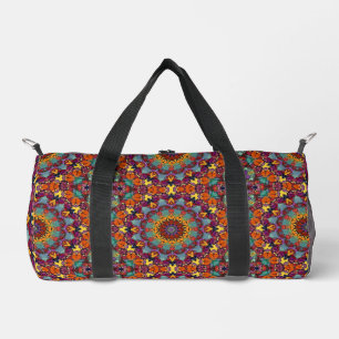 Fractal Kaleidoscope Mandala Art Design-44444 Duffle Bag