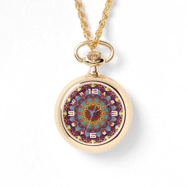 Fractal Kaleidoscope Mandala Pattern-64351 Watch (Front)