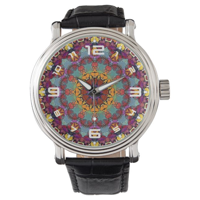 Fractal Kaleidoscope Mandala Pattern-64351 Watch (Front)