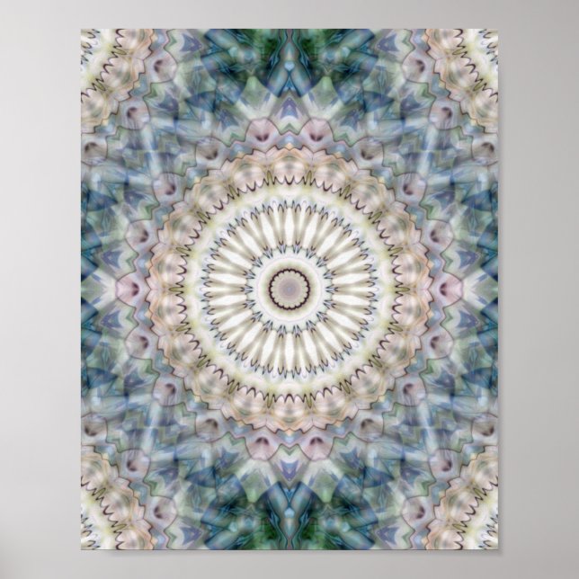Fractal Kaleidoscope Poster (Front)