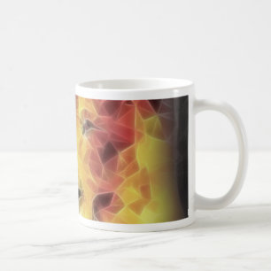 Fractal lion coffee mug