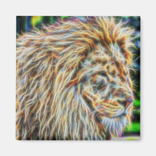 Fractal Lion Magnet