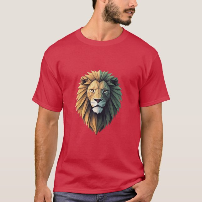 fractal lion T-Shirt (Front)