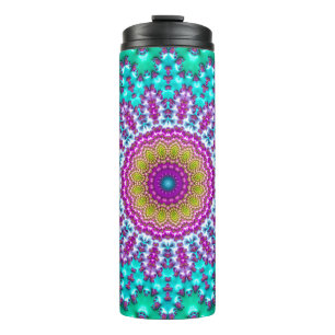 Fractal Mandala 3 Thermal Tumbler