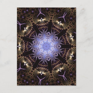 Fractal Mandala #65 Postcard