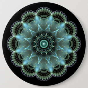 Fractal Mandala 6 Cm Round Badge