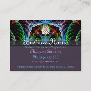 Fractal Mandala Arts Big Business card