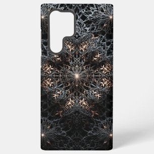 Fractal Mandala Cosmic Starburst Samsung S22 Ultra Galaxy Case