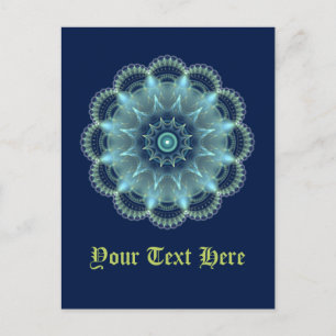 Fractal Mandala Postcard