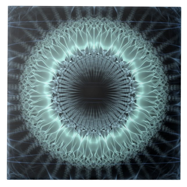 Fractal Mandala Tile (Front)