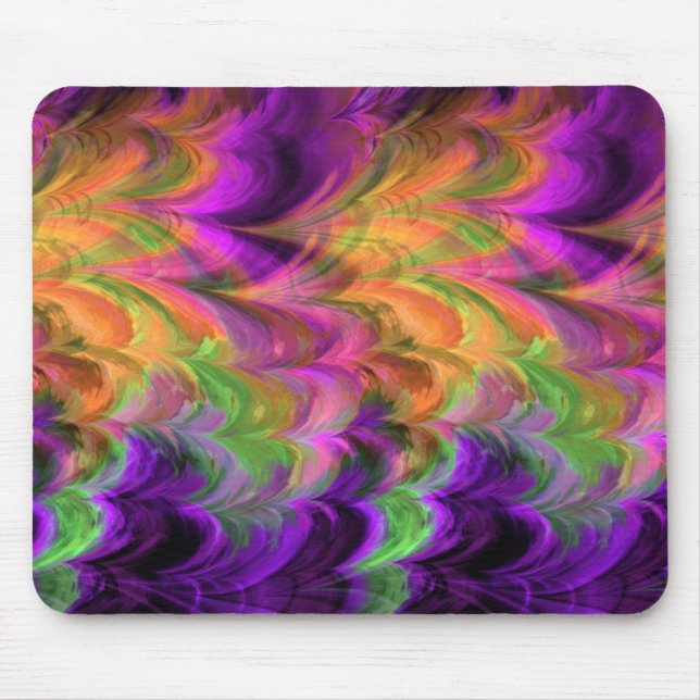 Fractal Marble 4-1 Mouse Pad (Front)