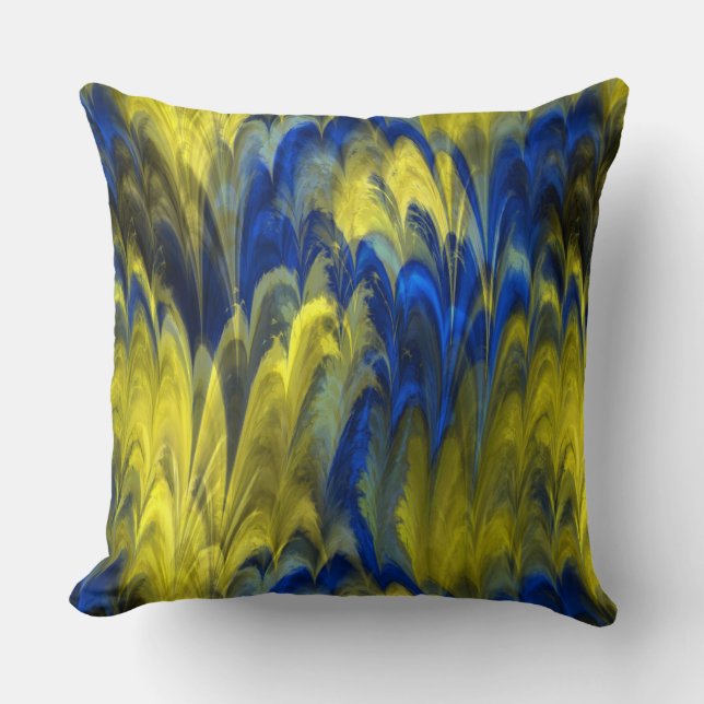 Fractal Marble 4-21 Cushion (Front)