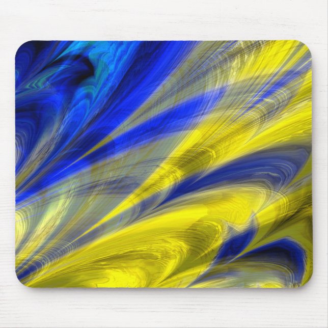 Fractal Marble 4-6 Mouse Pad (Front)