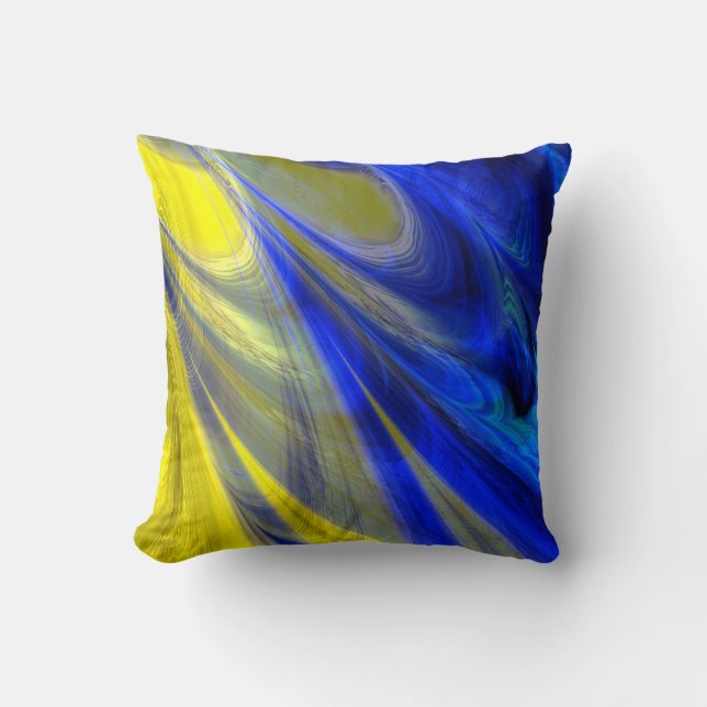Fractal Marble 4-6 Pillow (Front)