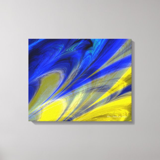 Fractal Marble 4-6 Wrapped Canvas (Front)