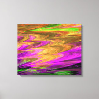 Fractal Marble 4-7 Wrapped Canvas