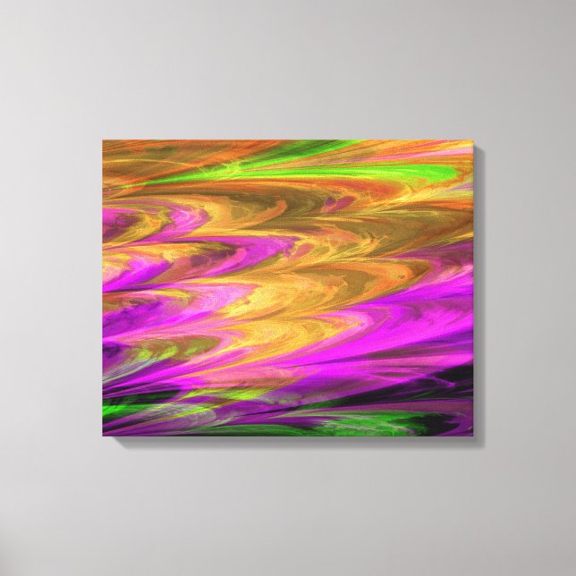 Fractal Marble 4-7 Wrapped Canvas (Front)
