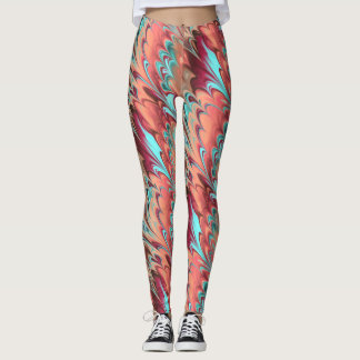 Fractal Marble 6-1 Leggings