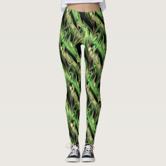 Fractal Marble 6-3 Leggings