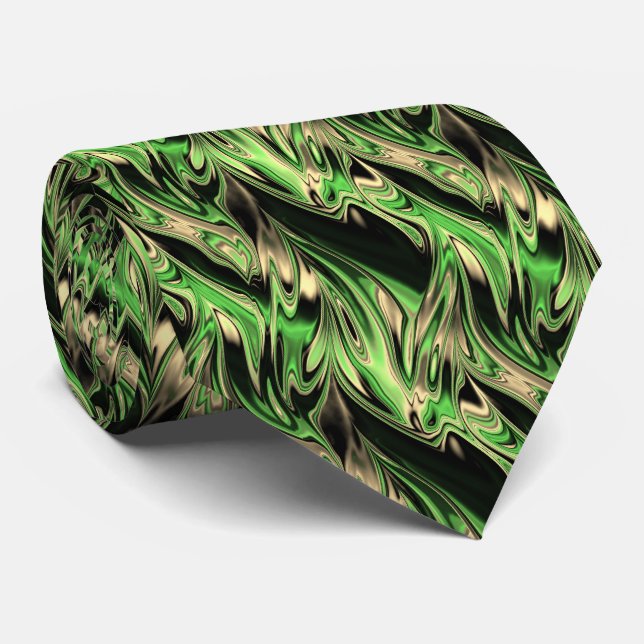 Fractal Marble 6-3 Tie (Rolled)