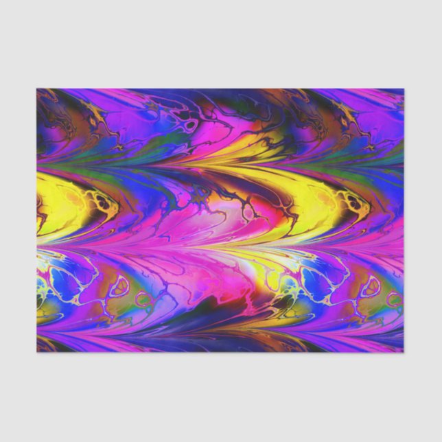 Fractal Marble 7A Tissue Paper (Front)