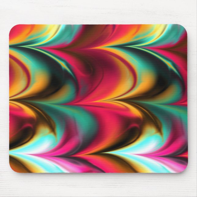 Fractal Marble 8-1 Mouse Pad (Front)