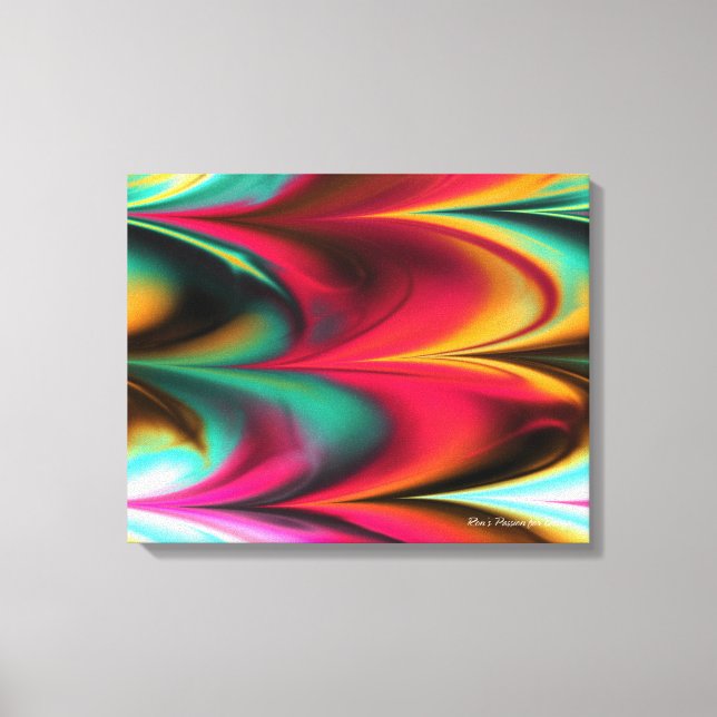 Fractal Marble 8-1 Wrapped Canvas (Front)
