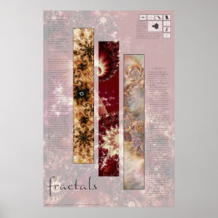 Fractal Math & Art Poster