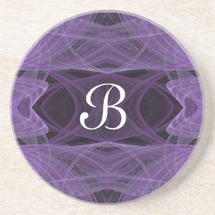 Fractal Misc Series-25-Lavender coaster--1 of Coaster