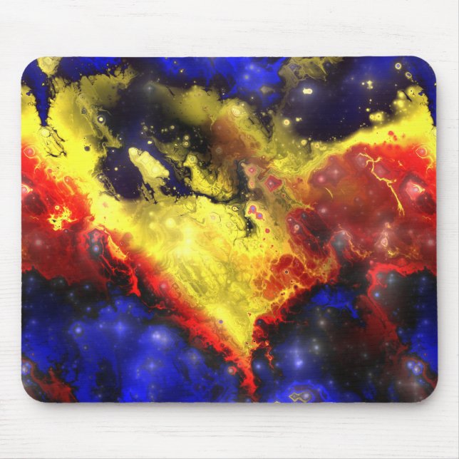 Fractal Nebula 1 Mouse Pad (Front)