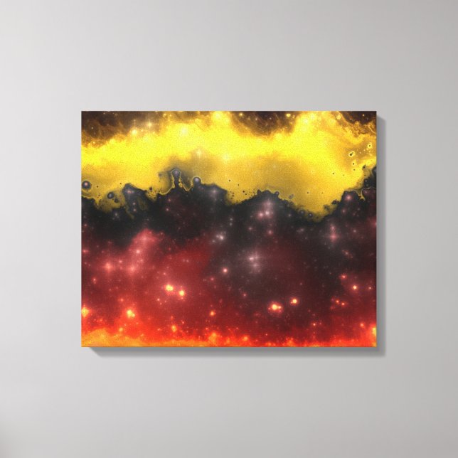 Fractal Nebula 2-1 Wrapped Canvas (Front)