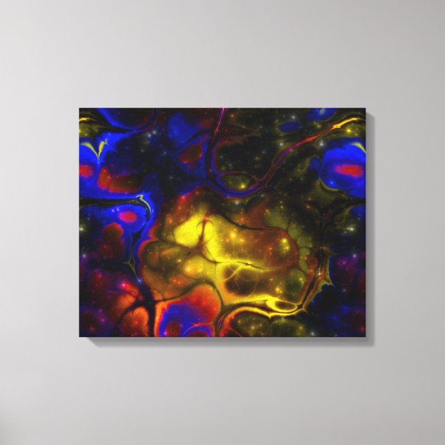 Fractal Nebula 2-2 Wrapped Canvas (Front)